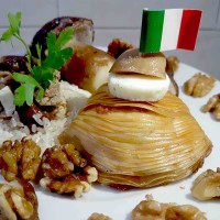 sfogliatella-con-risotto-ai-funghi-porcini